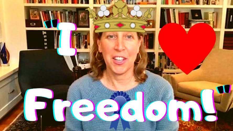 Commemorating When Comrade Suzy Dubya o' ThemTube Gave Herself a 'Freedom of Expression' Award #Clownworld2020s | image tagged in youtube,clown world,2020s,free speech,occupied america,soviet medal ceremonies | made w/ Imgflip meme maker