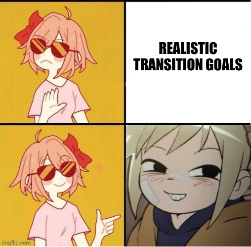 ROXIEEEEE RITCHERREERR | REALISTIC TRANSITION GOALS | image tagged in realistic transition goals format | made w/ Imgflip meme maker