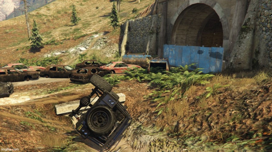 Here is a picture I made in GTA V to describe a pretty important part of the story. | made w/ Imgflip meme maker