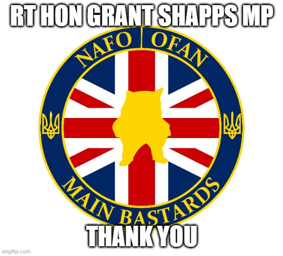 RT HON GRANT SHAPPS MP; THANK YOU | made w/ Imgflip meme maker