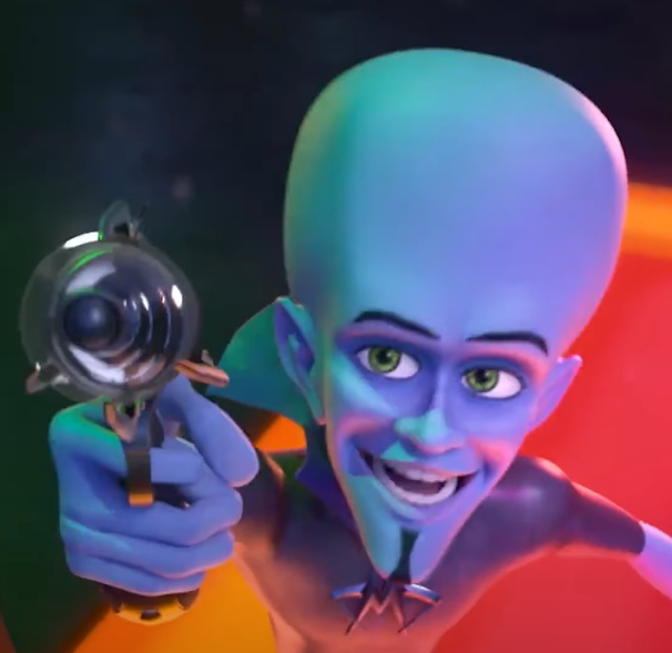 High Quality Ugly Megamind gun point Blank Meme Template