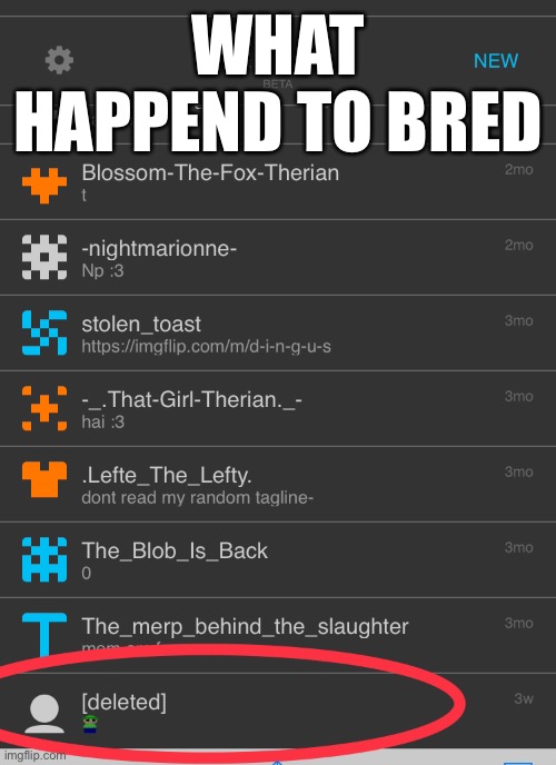 WHAT HAPPEND TO BRED | made w/ Imgflip meme maker