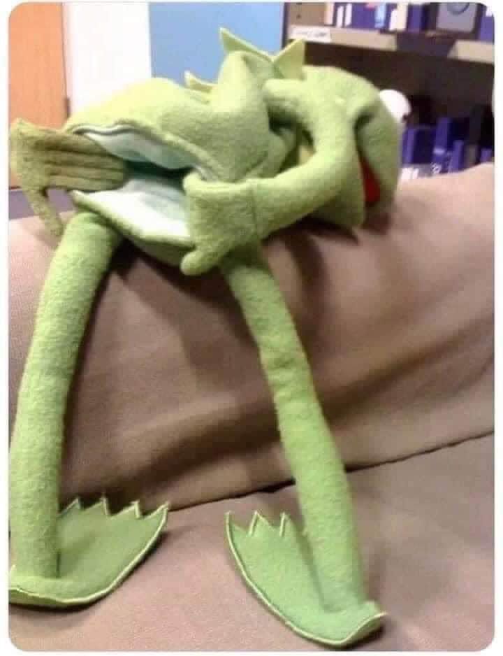 High Quality Kermit the Frog Blank Meme Template