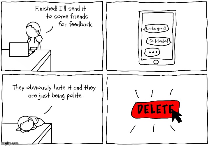 Deletion | image tagged in delete,comics,comics/cartoons,feedback,text,text messages | made w/ Imgflip meme maker