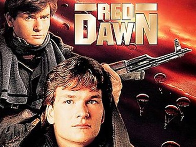 Red dawn movie poster Blank Meme Template