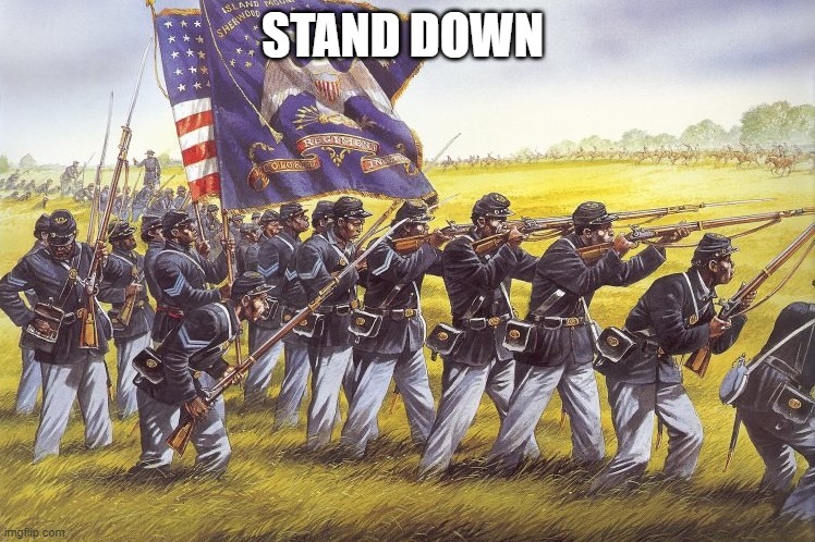 STAND DOWN | made w/ Imgflip meme maker
