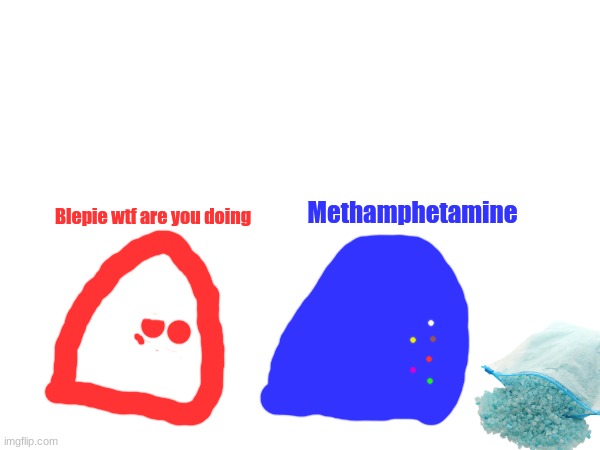 Methamphetamine; Blepie wtf are you doing | made w/ Imgflip meme maker