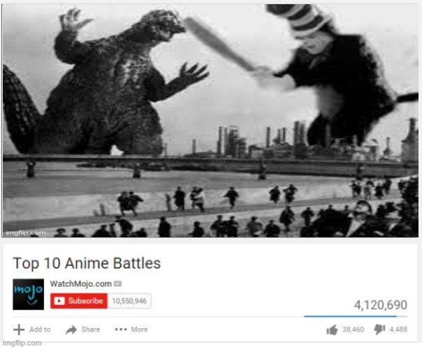 Top 10 Anime Battles | image tagged in top 10 anime battles | made w/ Imgflip meme maker