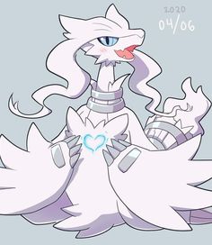 High Quality reshiram is just adorable Blank Meme Template