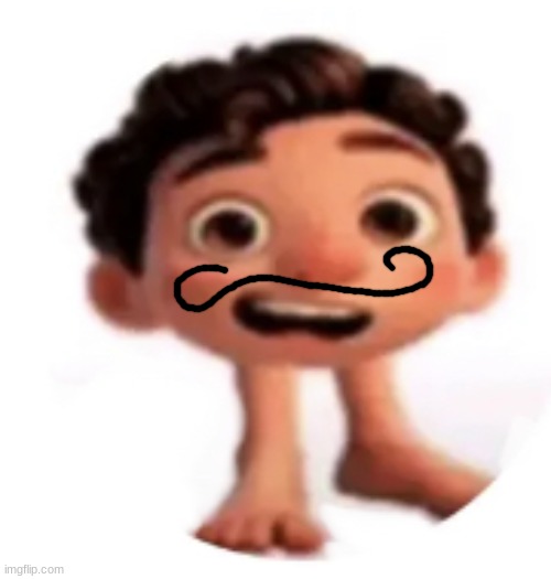 Cursed Luca | image tagged in cursed luca | made w/ Imgflip meme maker