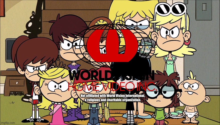 Worldvision Home Video Logo (Ver. 2) | Not affiliated with World Vision International, a religious and charitable organization. | image tagged in the loud house,nickelodeon,deviantart,vhs,80s,logo | made w/ Imgflip meme maker