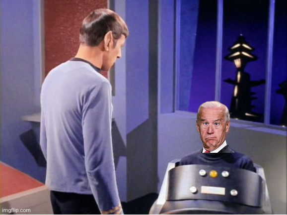 Spock biden capt pike Blank Meme Template