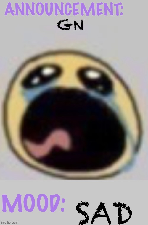 Ow | GN; SAD | image tagged in bloomys announcement template,i twisted my ankle,and feel down some stairs,im still ok tho | made w/ Imgflip meme maker