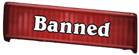 High Quality Hearthstone Banned banner Blank Meme Template