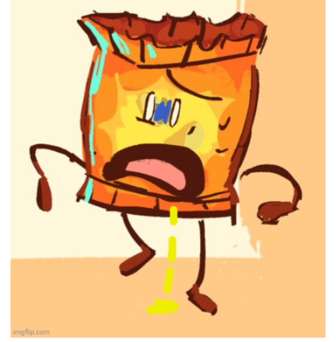 Chips Pees Himself (New) Blank Meme Template