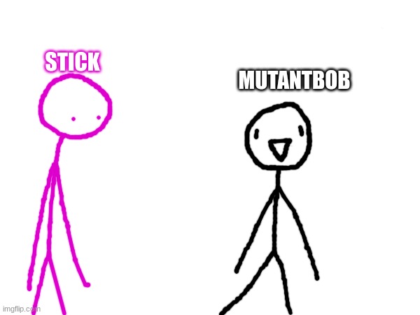 Recreated a post | STICK; MUTANTBOB | made w/ Imgflip meme maker