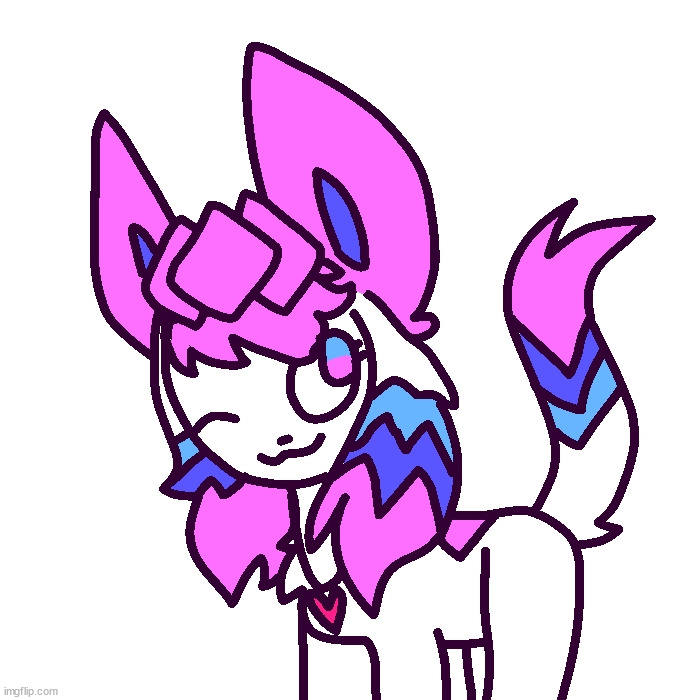 rare sylceon art | made w/ Imgflip meme maker
