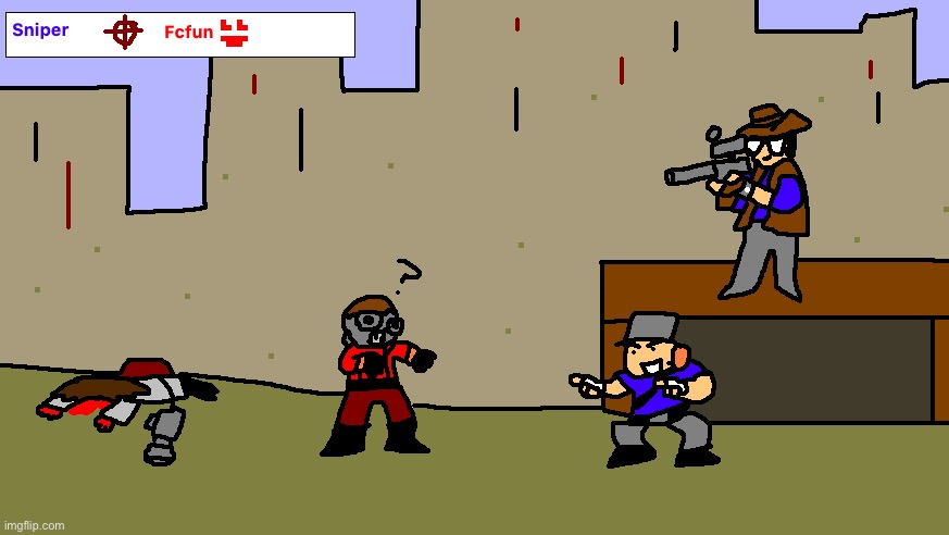 Me playing tf2 | image tagged in drawing,tf2 | made w/ Imgflip meme maker
