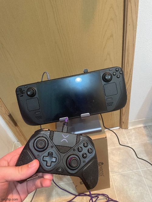 Got that bathroom gaming setup | image tagged in gaming,bathroom,memes,funny | made w/ Imgflip meme maker