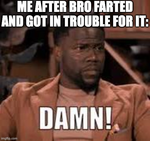 this actually happened | ME AFTER BRO FARTED AND GOT IN TROUBLE FOR IT: | image tagged in funny memes,reality,wait what,if i die | made w/ Imgflip meme maker