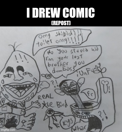 sorry for the teardrop, I cried while drawing because it's so emotional | (REPOST) | made w/ Imgflip meme maker