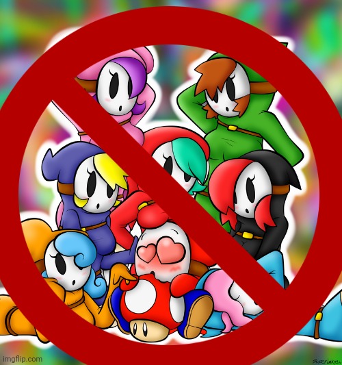 The anti shygal society flag | image tagged in shygals,cringe,stop it | made w/ Imgflip meme maker