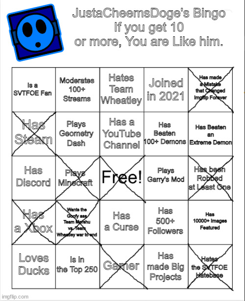 cringe | image tagged in justacheemsdoge's bingo | made w/ Imgflip meme maker