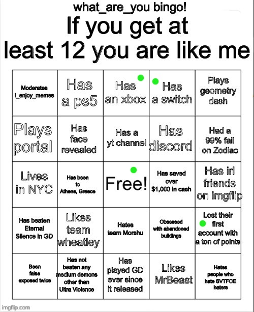what_are_you bingo | image tagged in what_are_you bingo | made w/ Imgflip meme maker