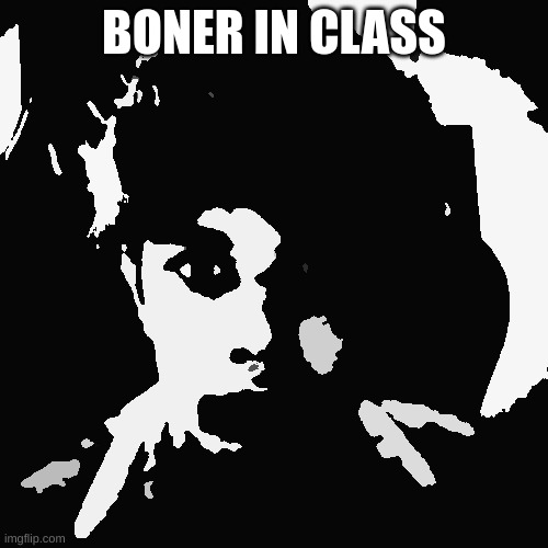 hard to live (no pun intended) | BONER IN CLASS | image tagged in riplor scareyr | made w/ Imgflip meme maker