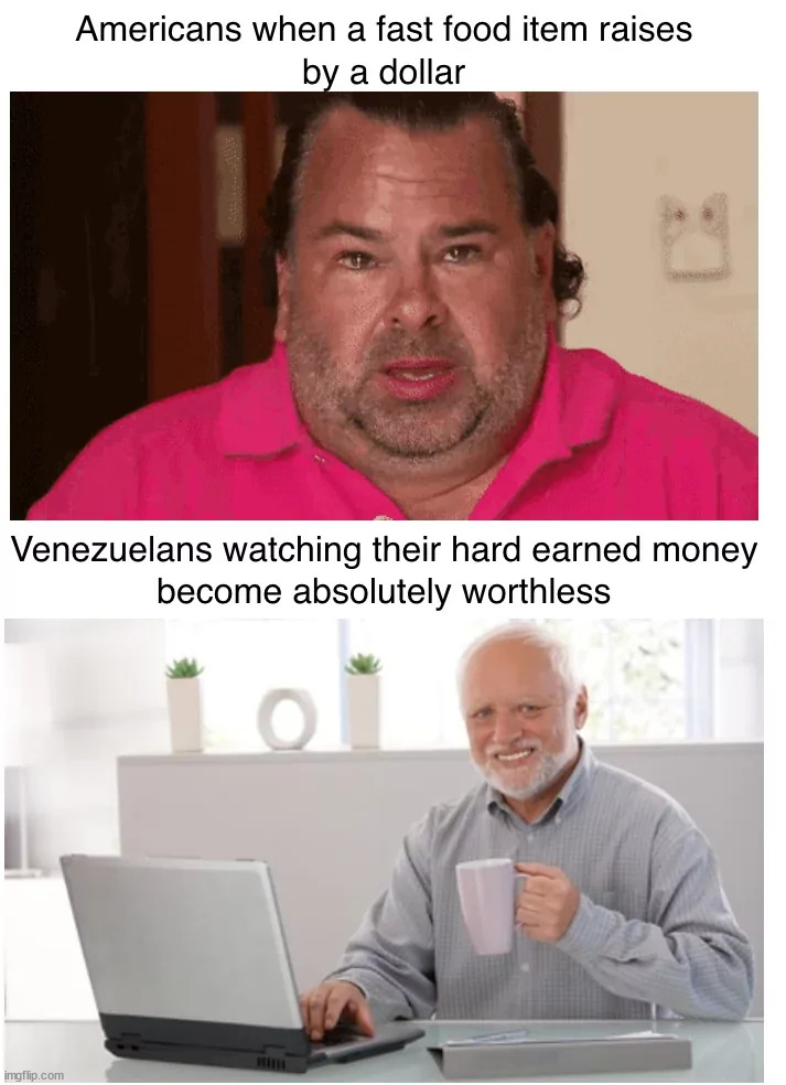 Absolutely no one is aware of the quality of living that dropped in Venezeula after socialist policies were introduced | made w/ Imgflip meme maker