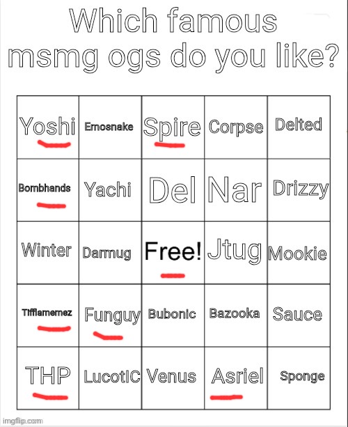 MUAHAHAHAHAHAHAHA | image tagged in which famous msmg ogs do you like | made w/ Imgflip meme maker