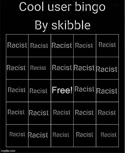 Cool user bingo | image tagged in cool user bingo | made w/ Imgflip meme maker