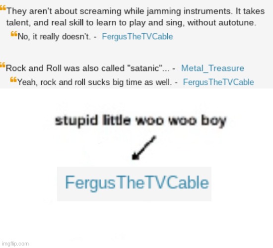 you just a hater fam ? | image tagged in stupid little woo woo boy | made w/ Imgflip meme maker