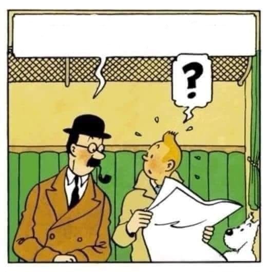Tintin Blank Meme Template