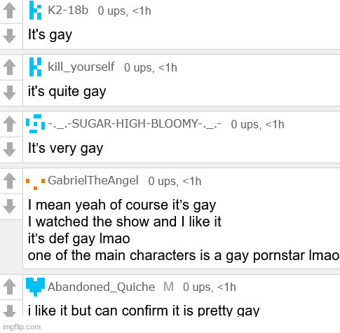 It's gay | made w/ Imgflip meme maker