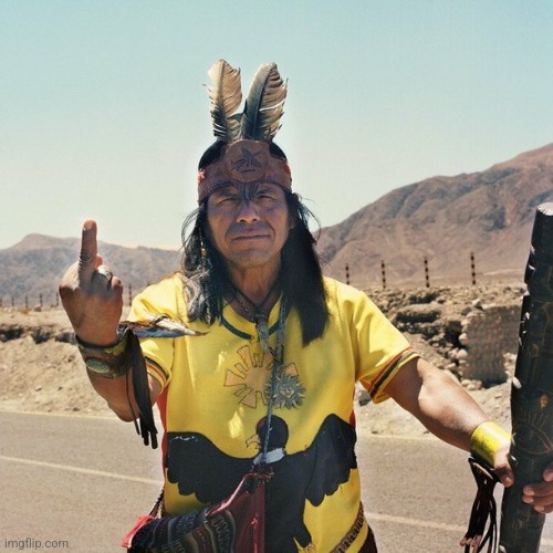 Indian Flips the bird | image tagged in indian flips the bird | made w/ Imgflip meme maker