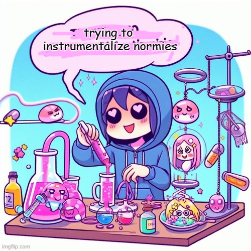 fuc | trying to 
instrumentalize normies | image tagged in pepe | made w/ Imgflip meme maker