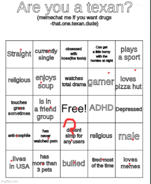 Are you a texan bingo | image tagged in are you a texan bingo | made w/ Imgflip meme maker