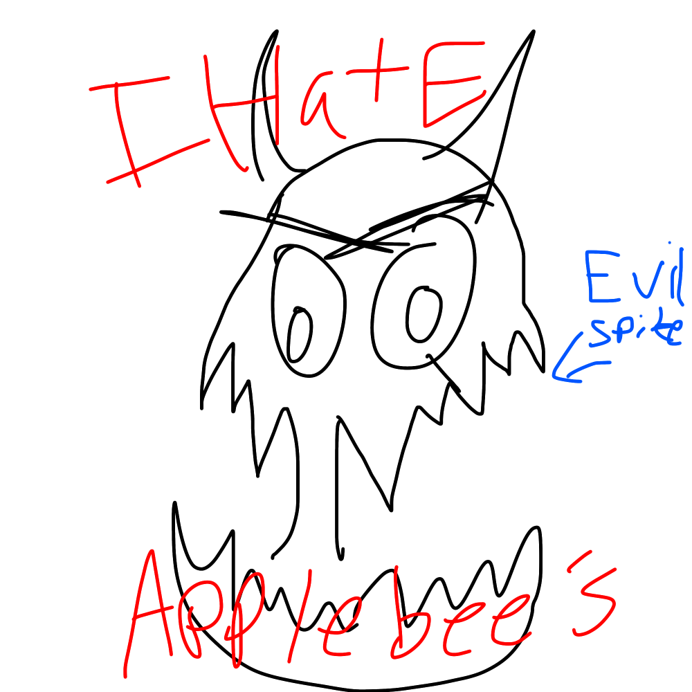 I HATE APPLEBEES Blank Meme Template