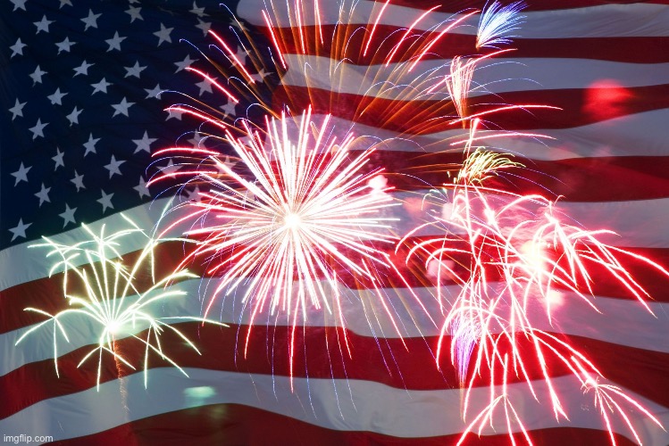 4th of July Flag Fireworks | image tagged in 4th of july flag fireworks | made w/ Imgflip meme maker