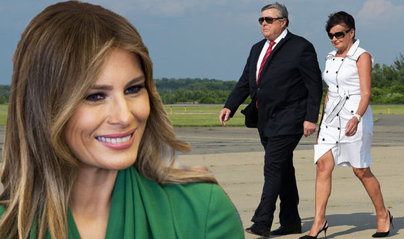 High Quality Melania and parents Blank Meme Template