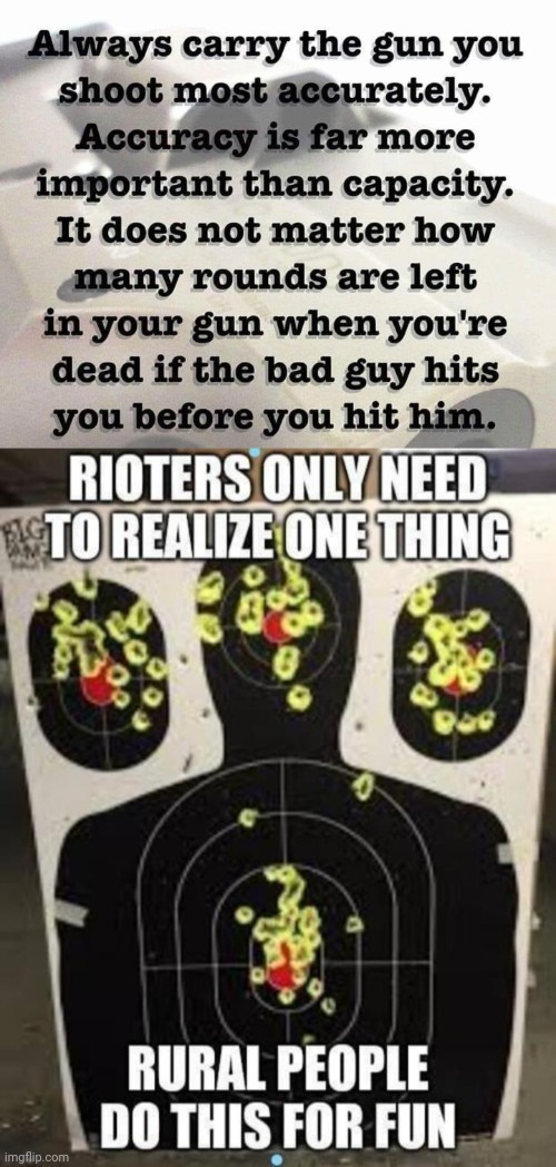 Accuracy | image tagged in gun | made w/ Imgflip meme maker