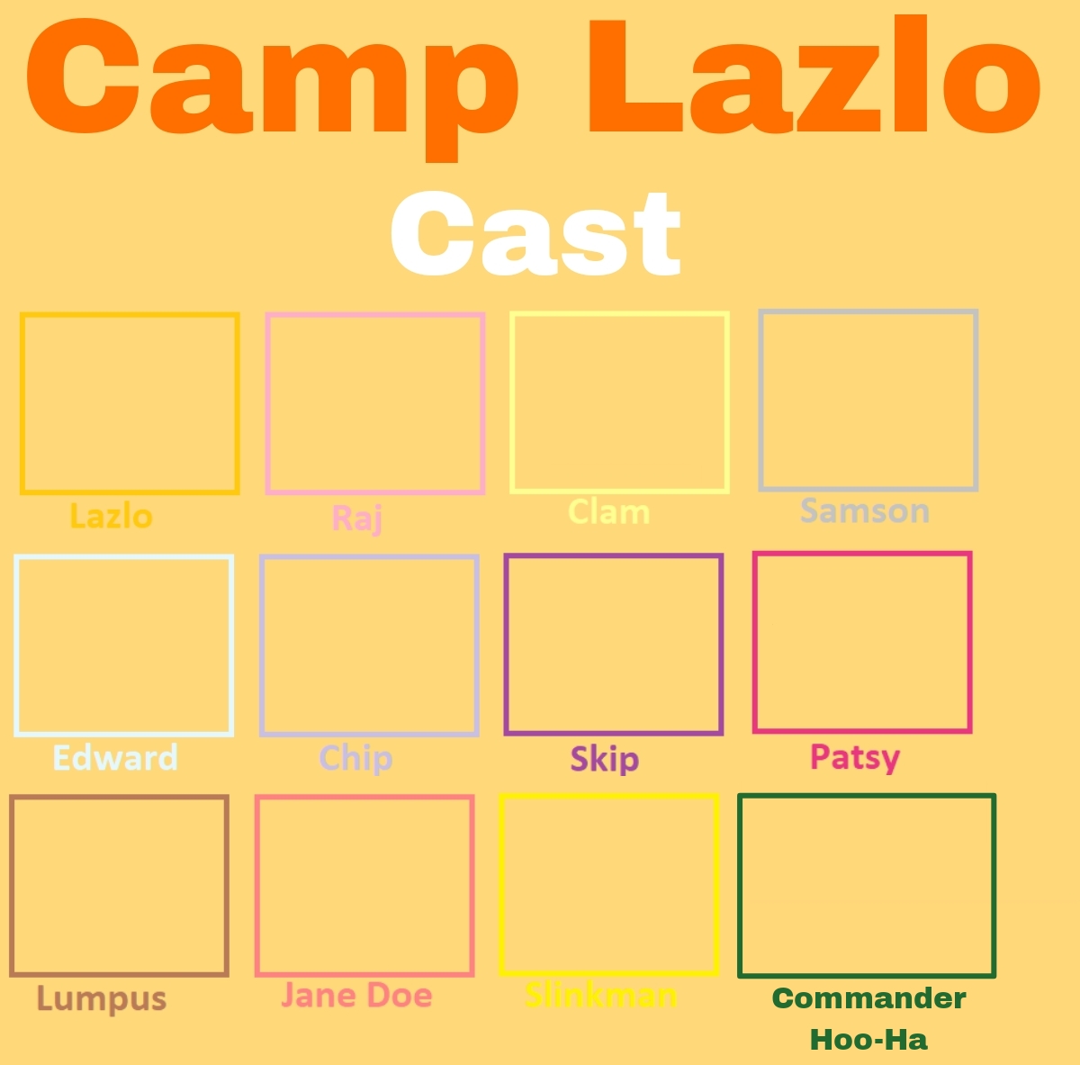 Camp Lazlo Recast Blank Meme Template