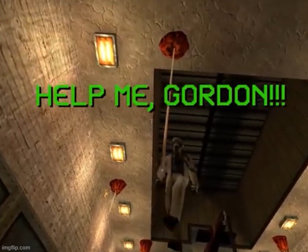 Help me, Gordon!!! | image tagged in help me gordon | made w/ Imgflip meme maker