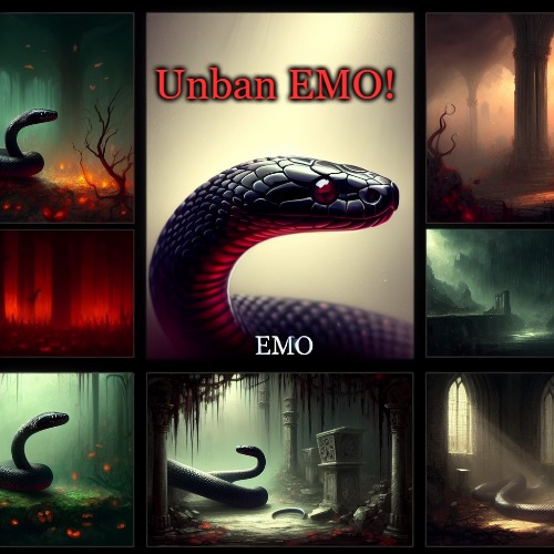 Sometimes he makes bad decisions. He got engaged online for god's sakes. | Unban EMO! | image tagged in unban the snake,emo baned,release the snake | made w/ Imgflip meme maker