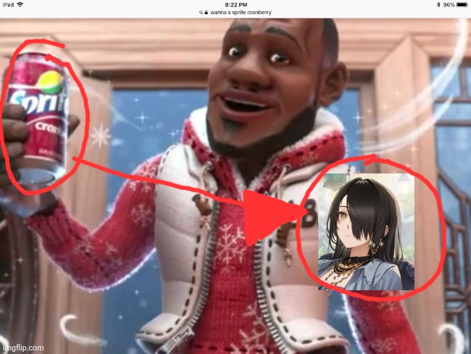 Yes - emosnake | image tagged in wanna sprite cranberry | made w/ Imgflip meme maker