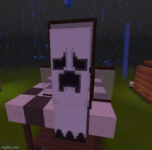 Minecraft Ghost | image tagged in minecraft ghost | made w/ Imgflip meme maker