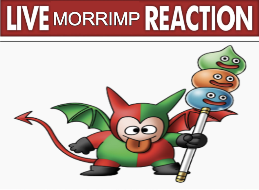 live morrimp reaction Blank Meme Template