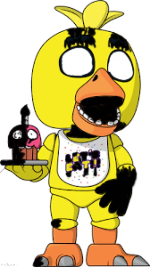 Corupted Chica suggested by Zad_Guy | made w/ Imgflip meme maker