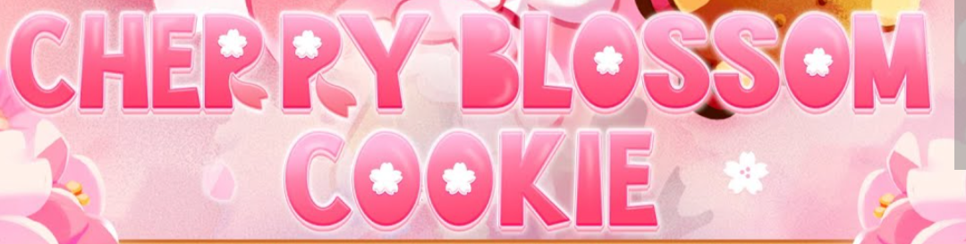 Cherry Blossom Cookie Name Tag Blank Meme Template